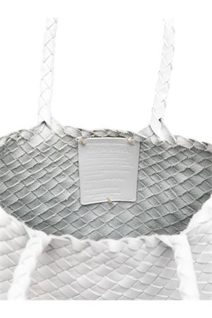 White Santa Croce small tote bag DRAGON DIFFUSION | 8893DGS6MATWHITE